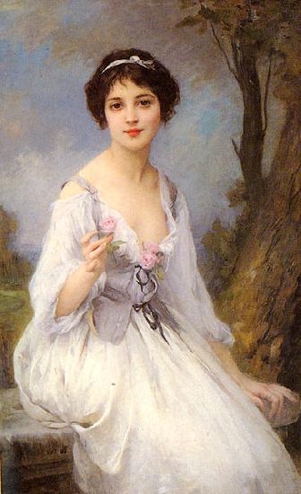 Charles-Amable Lenoir Pink Rose Germany oil painting art